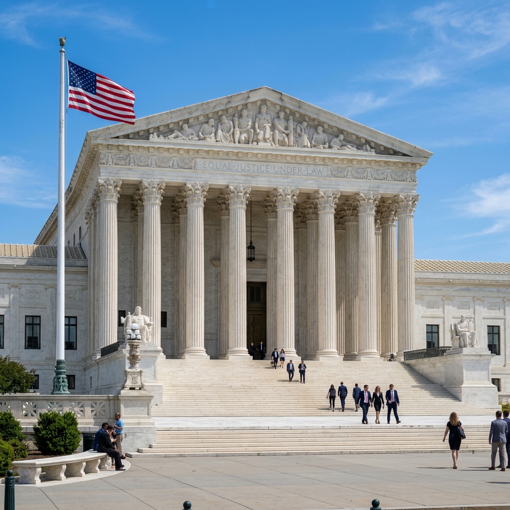 Supreme Court building representing the landmark recent ruling